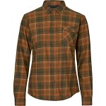 Seeland Skye Flanellskjorta Orange, Dam